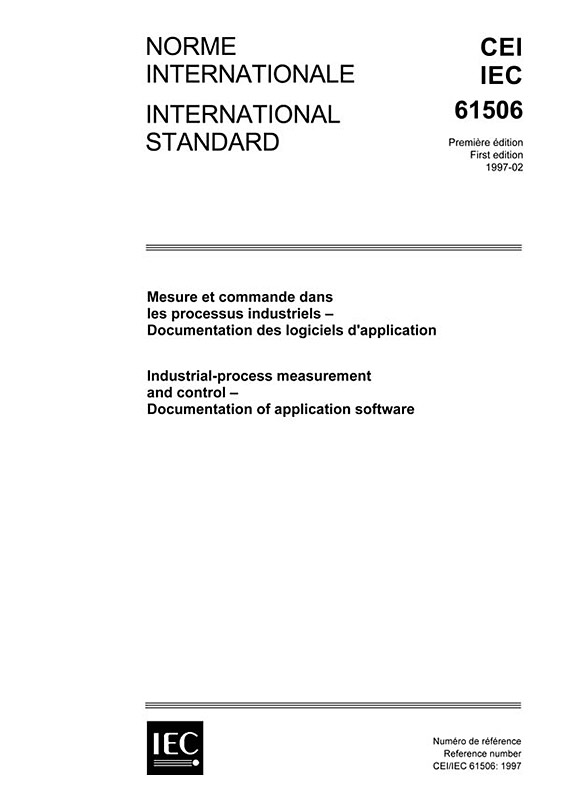 Cover IEC 61506:1997